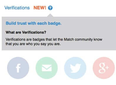 match match.com verification badges
