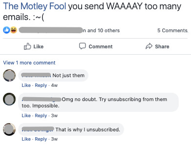 motley fool unsubscribe
