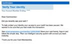 new american express credit card identity phishing scam