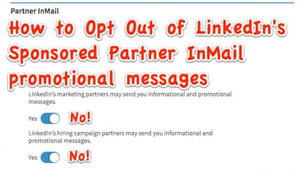 opt out linkedin linked in