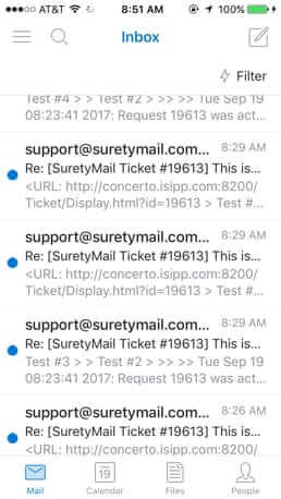 outlook mobile unthreaded ios