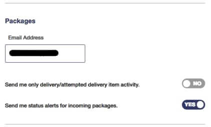 post office informed delivery package tracking
