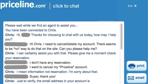 priceline-live-chat-support-cancel-account