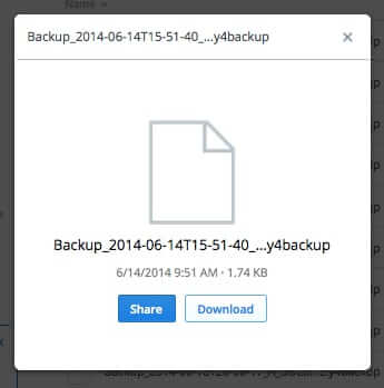 share or download dropbox file