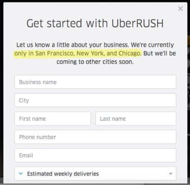 sign up for uberrush