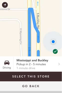 starbucks mobile order and pay store map