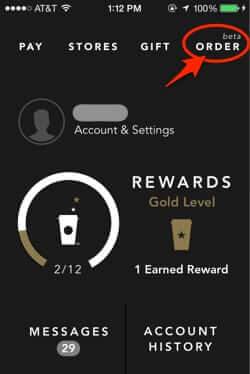 starbucks mobile order pay app beta