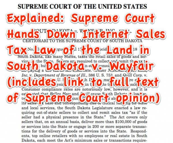 supreme court internet sales tax wayfair south dakota-1