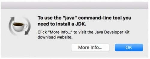 to use the java command-line tool you need to install a jdk