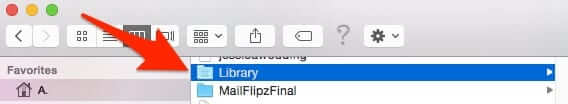 user library in folder