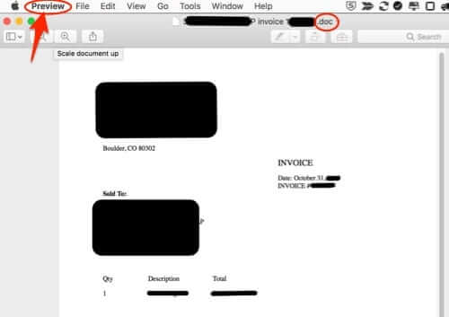 winmail.dat enclosed file opened in preview on mac