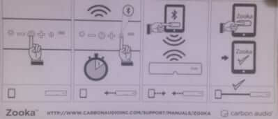 zooka wireless speaker instructions instruction card